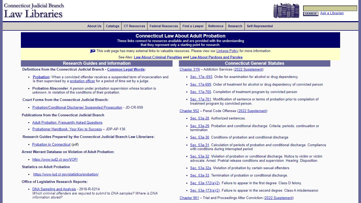 Connecticut Law About Criminal Records